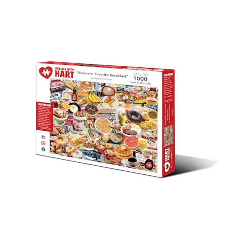 Hart Puzzles Favorite Breakfast 1000 Piece Puzzle, 1 EA